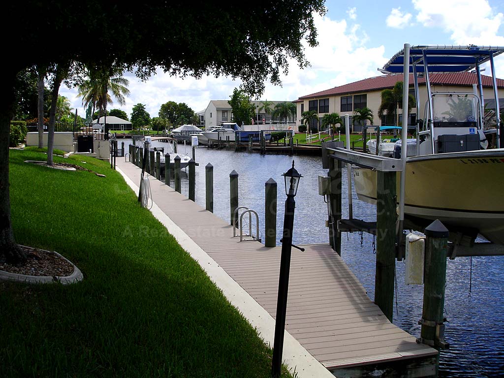 View Down the Canal From Palm Grove Gardens